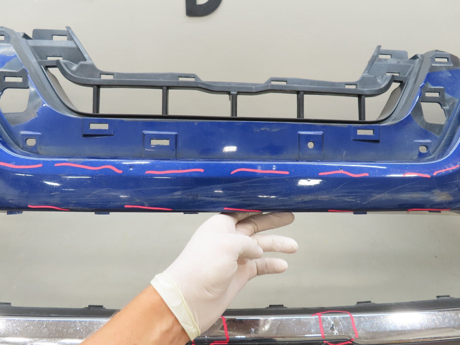 2017-2019 NISSAN ROGUE FRONT BUMPER COVER PANEL W/ MOLDING TRIM OEM 62022-6FL0H