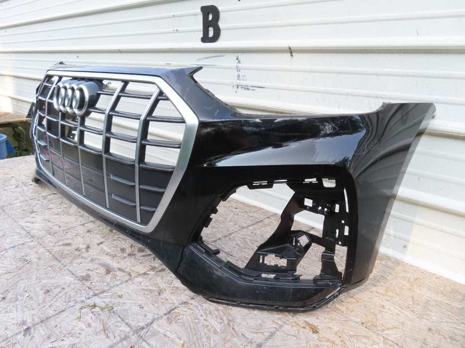 2021-2022 AUDI Q5 FRONT BUMPER COVER W/ GRILLE GRILL EMBLEM BADGE OEM 80A807437P