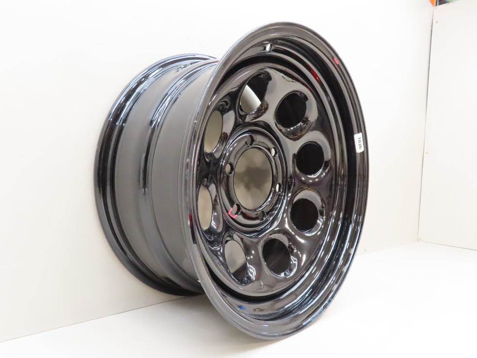 CRAGAR WHEEL SOFT 8 STEEL BLACK 17"x 8" 6 x 5.5" BOLT CIRCLE 4.5" BACKSPACE (P)
