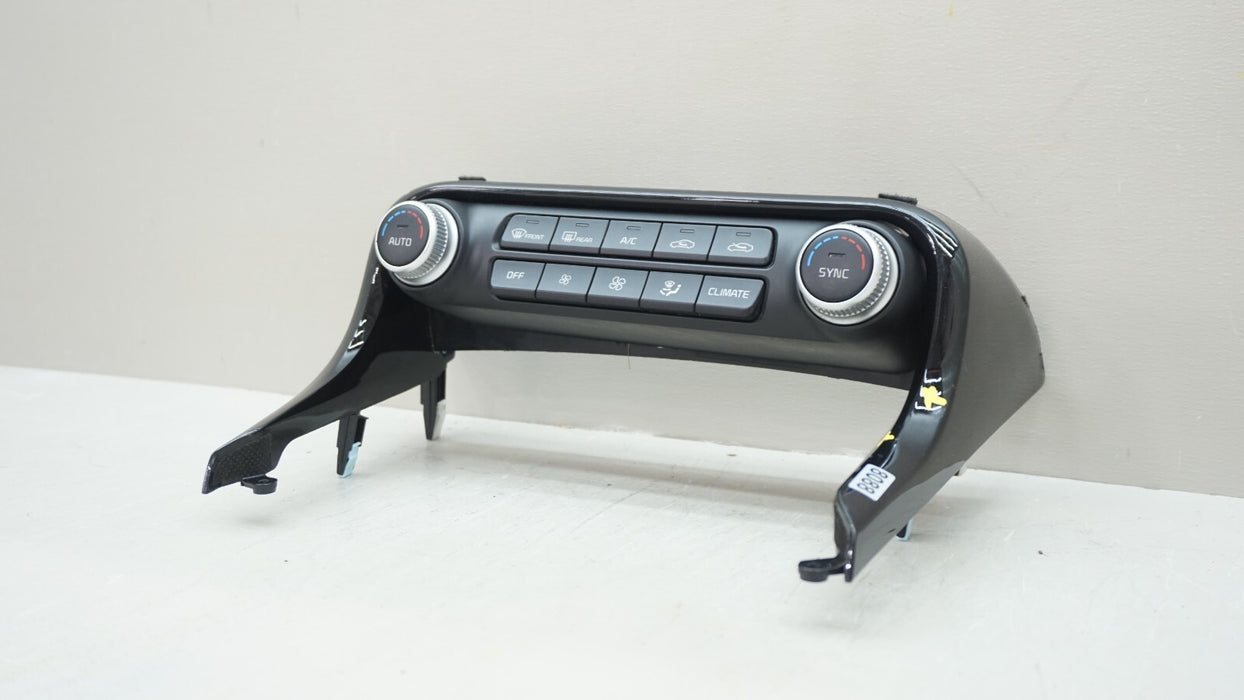 2018-2021 KIA STINGER GT GT1 HEATER AC CLIMATE CONTROL UNIT TRIM PANEL OEM