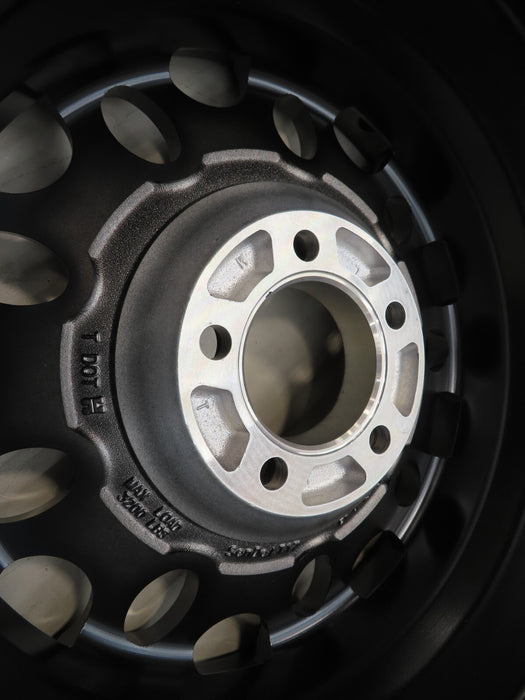 SENDEL 15X6 5/4.5 ALUMINUM BLACK TRAILER WHEEL RIM T07-56545BM (P)