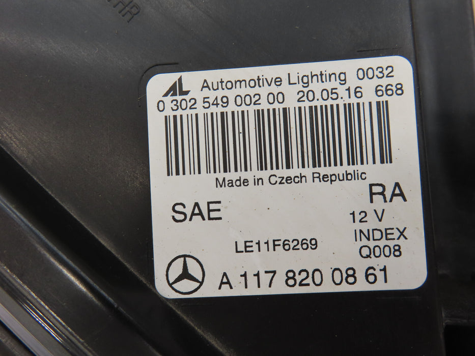 2014-2019 MERCEDES-BENZ CLA 250 FRONT RIGHT PASSENGER HEADLIGHT HALOGEN OEM