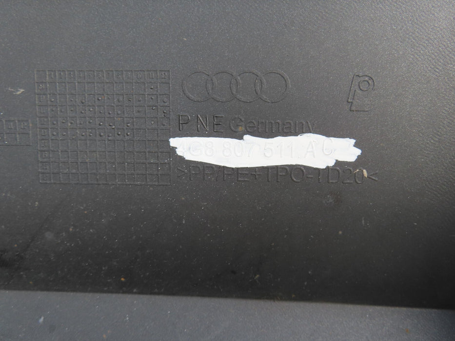 2012-2014 AUDI A7 QUATTRO REAR BUMPER COVER PANEL W/ HARNESS OEM 4G8807511AC