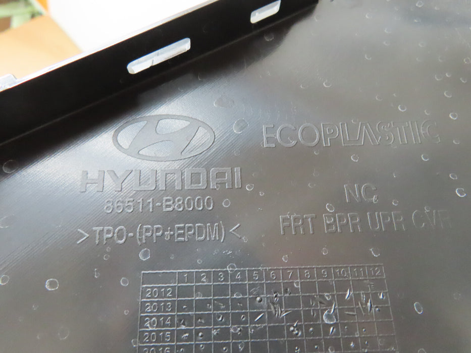 2013-2016 HYUNDAI SANTA FE FRONT BUMPER COVER OEM 86511-B8000