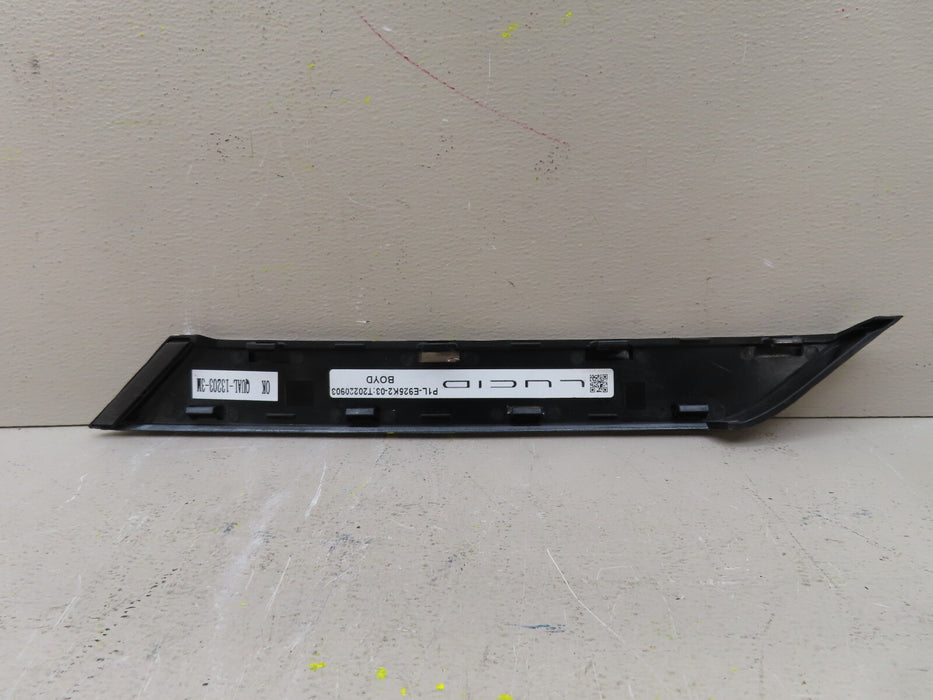 2022 2023 2024 LUCID AIR GRAND TOURING REAR LEFT C-PILLAR TRIM MOLDING PANEL OEM