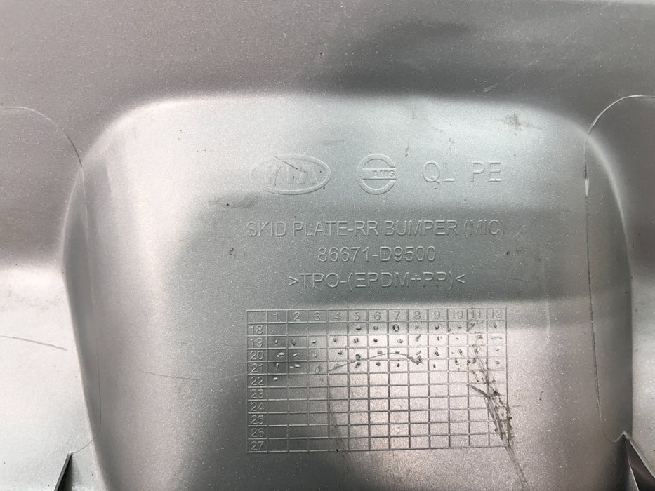 2020-2022 KIA SPORTAGE REAR LOWER VALENCE SKID PLATE PANEL OEM 86671-D9500