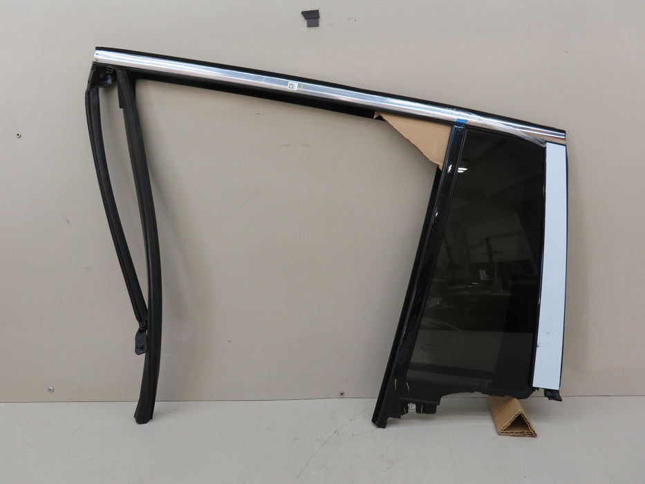 2021-2022 JEEP GRAND CHEROKEE L REAR LEFT WINDOW RUN CHANNEL SEAL & GLASS OEM