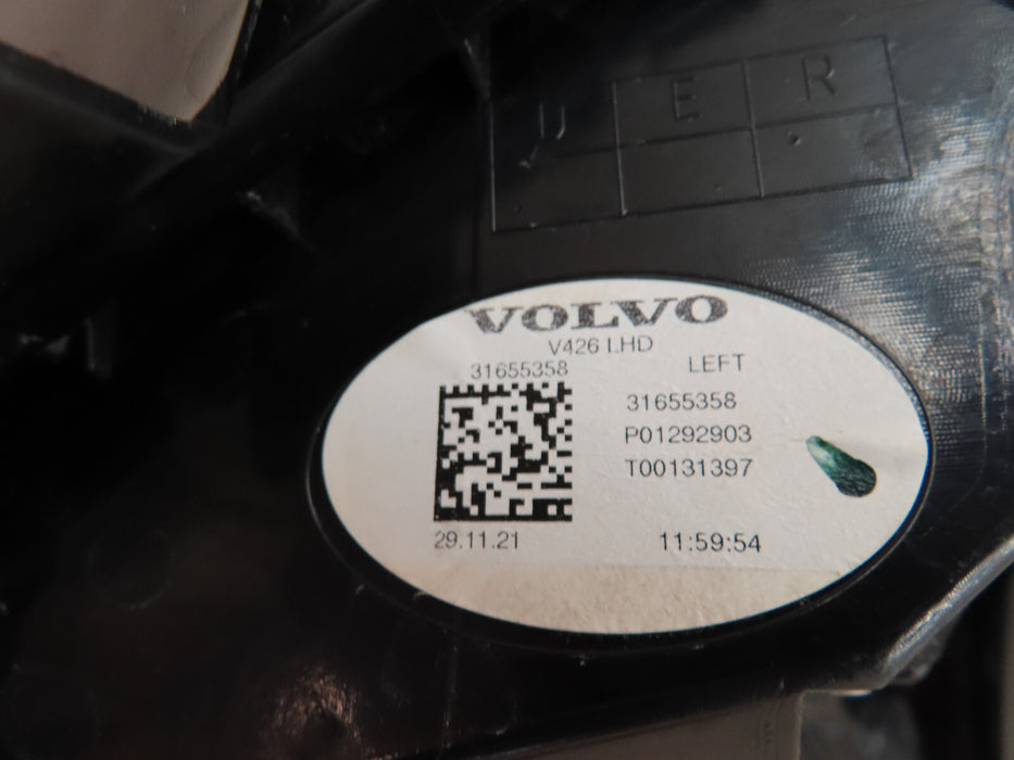 2018-2022 VOLVO XC60 REAR LEFT DRIVER SIDE TAIL LIGHT OEM 31655358