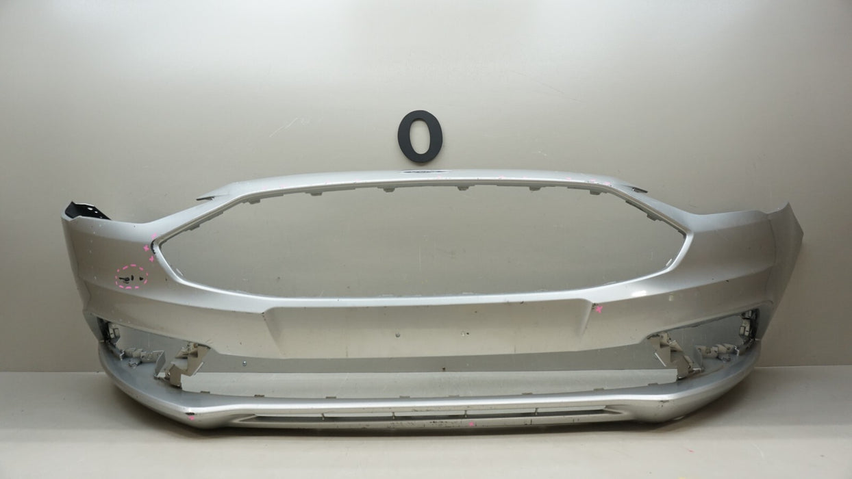 2017-2018 FORD FUSION FRONT BUMPER COVER PANEL W/ EMBLEM OEM HS73-17757-AEW