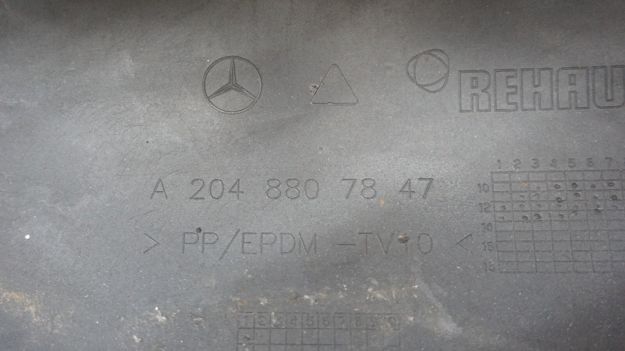 2012-2014 MERCEDES C250 C300 C350 W204 AMG FRONT BUMPER COVER OEM A2048807847