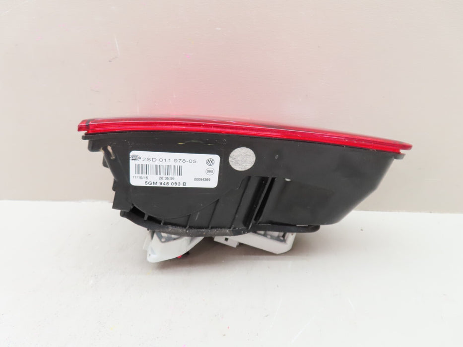 2015-2017 VOLKSWAGEN GTI REAR LEFT INNER TAIL LIGHT STOP LAMP OEM 5GM945093B