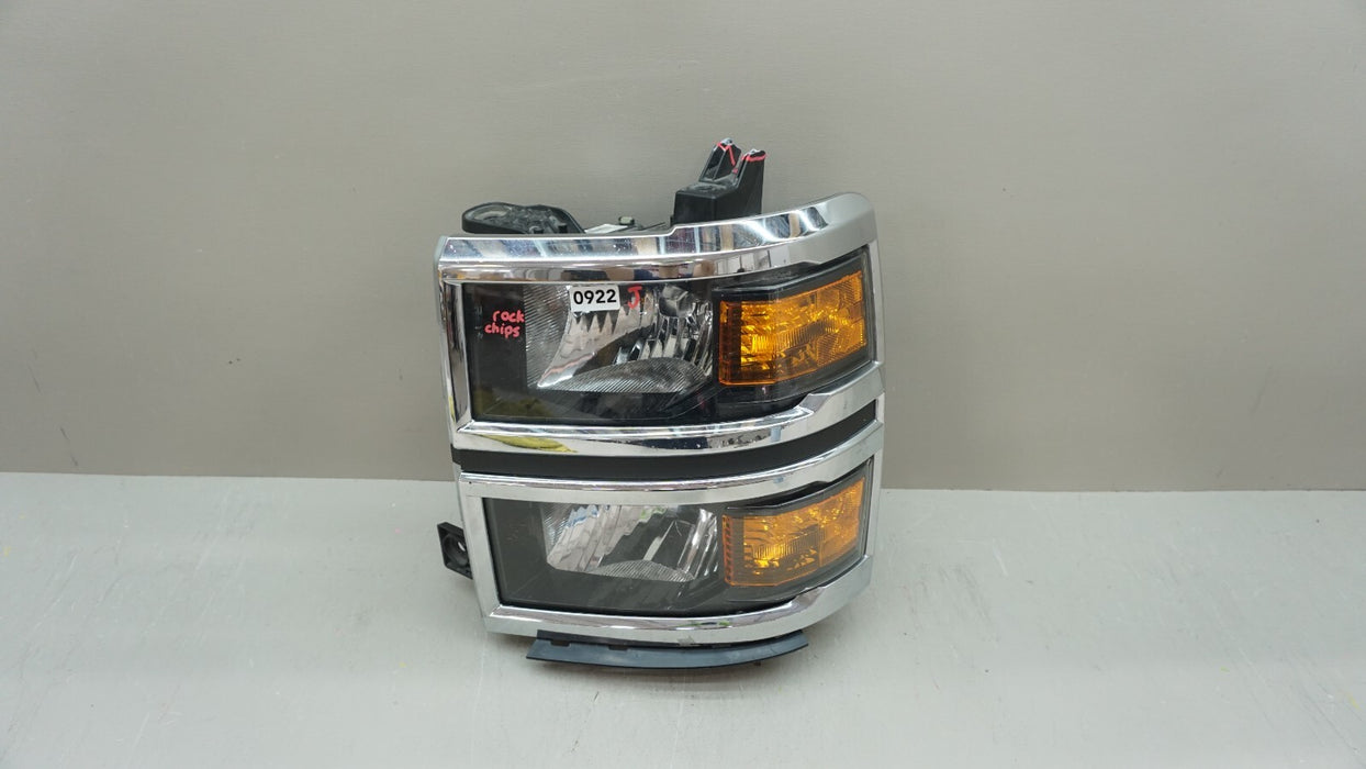2014-2015 CHEVROLET SILVERADO 1500 FRONT LEFT DRIVER SIDE HALOGEN HEADLIGHT OEM