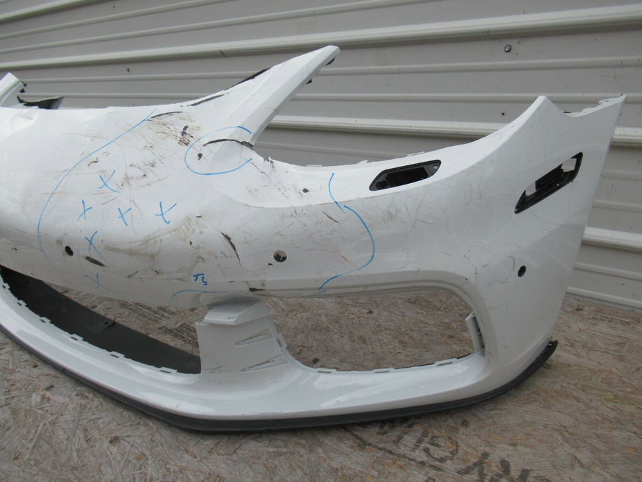 2017-2019 PORSCHE PANAMERA FRONT BUMPER COVER PANEL FACTORY WHITE 971807541 OEM