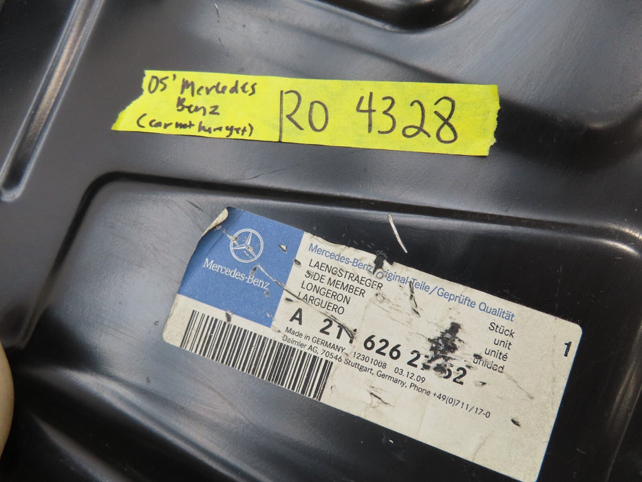 2005 GENUINE MERCEDES-BENZ BBDC C219 S211 W211 LONGITUDINAL MEMEBER 2116262752