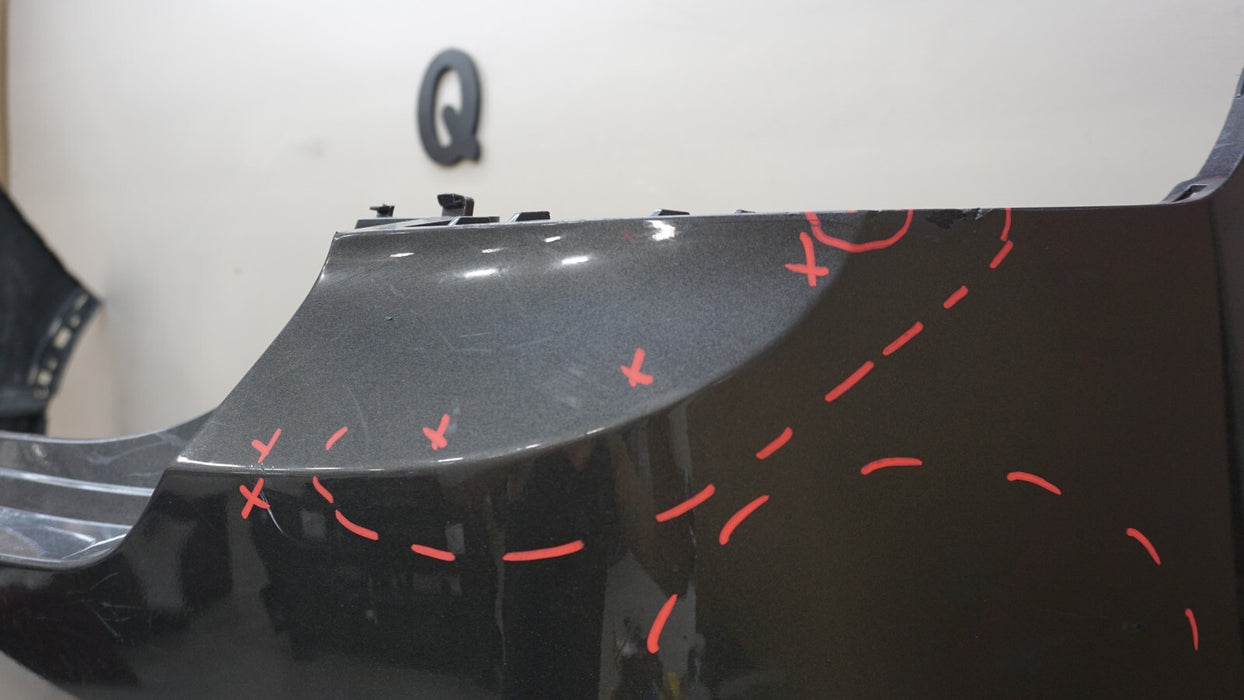 2020-2022 GENESIS GV80 REAR BUMPER COVER W/ SENSOR HOLES OEM