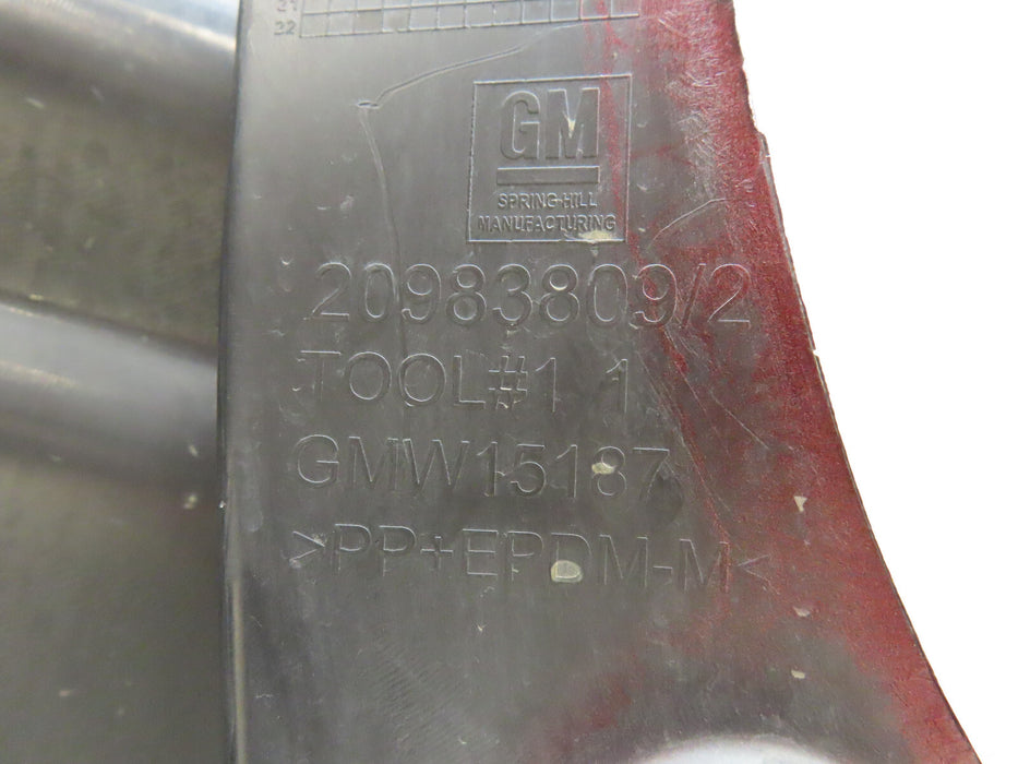 2013-2017 CHEVROLET TRAVERSE REAR BUMPER COVER OEM 20983809/2