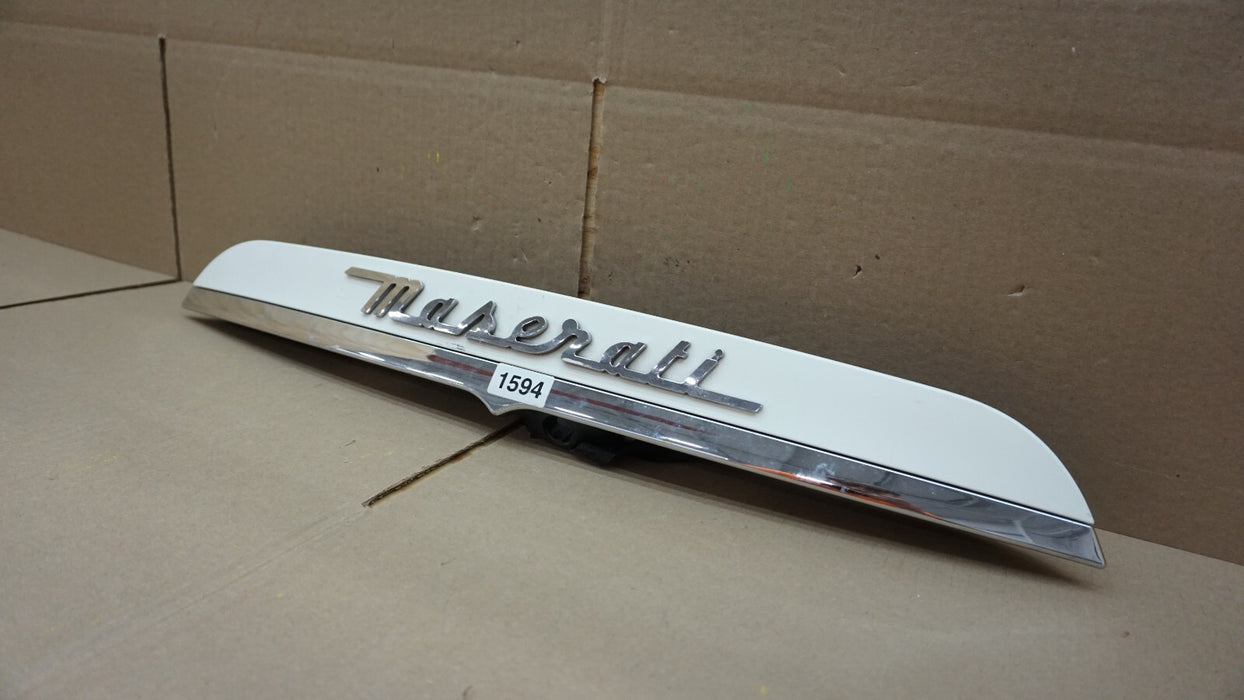 2014-2019 MASERATI GHIBLI SQ4 REAR TRUNK LID MOLDING COVER TRIM PANEL OEM