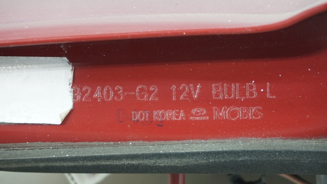 2017-2019 HYUNDAI IONIQ REAR LEFT DRIVER SIDE INNER TAIL LIGHT OEM