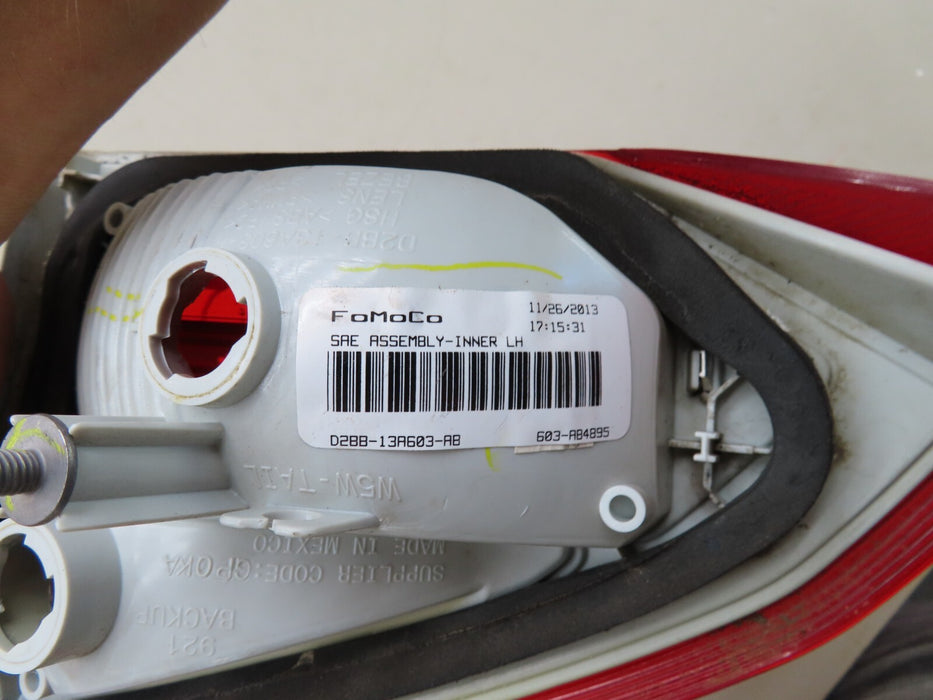 2014-2019 FORD FIESTA REAR RIGHT PASSENGER SIDE INNER TAIL LIGHT STOP LAMP OEM