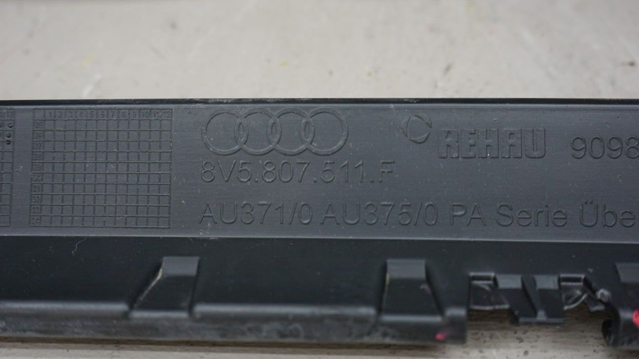 2017-2018 AUDI A3 REAR BUMPER COVER OEM 8V5807511F 17 18
