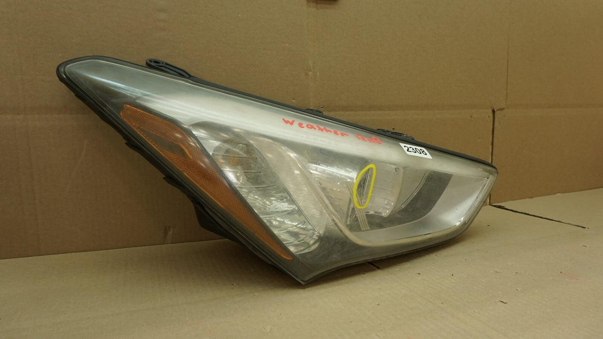 2017-2018 HYUNDAI SANTA FE FRONT RIGHT PASSENGER SIDE HEADLIGHT XENON HID OEM