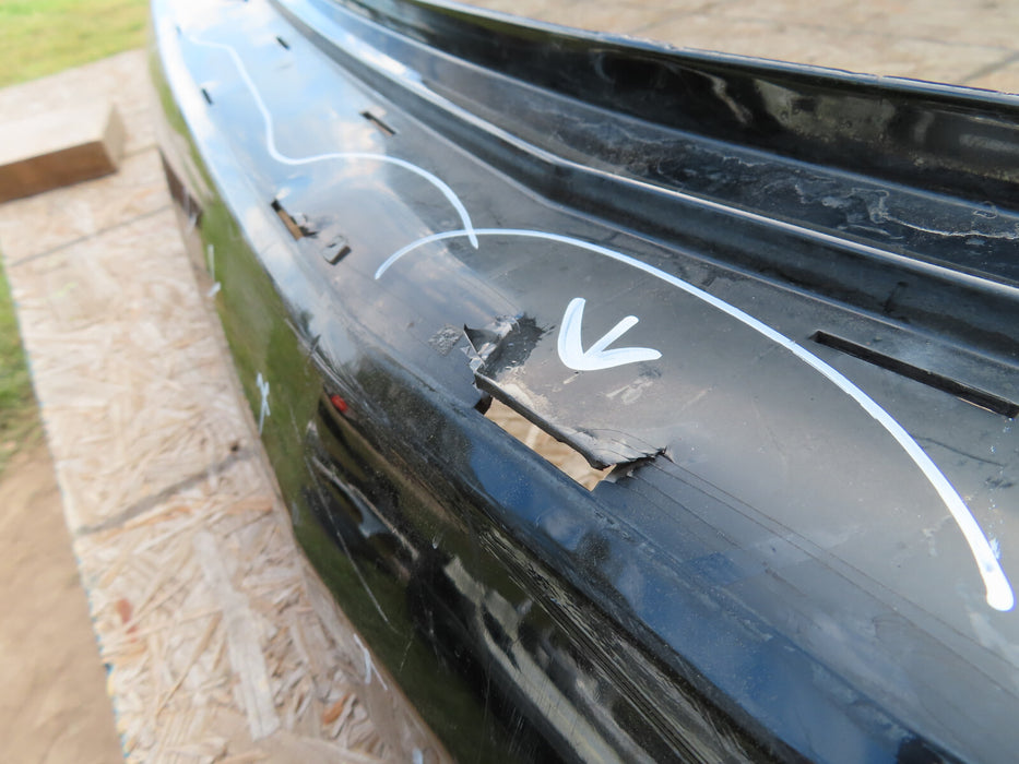 2010-2016 CADILLAC SRX REAR BUMPER COVER PANEL BLACK PLASTIC OEM