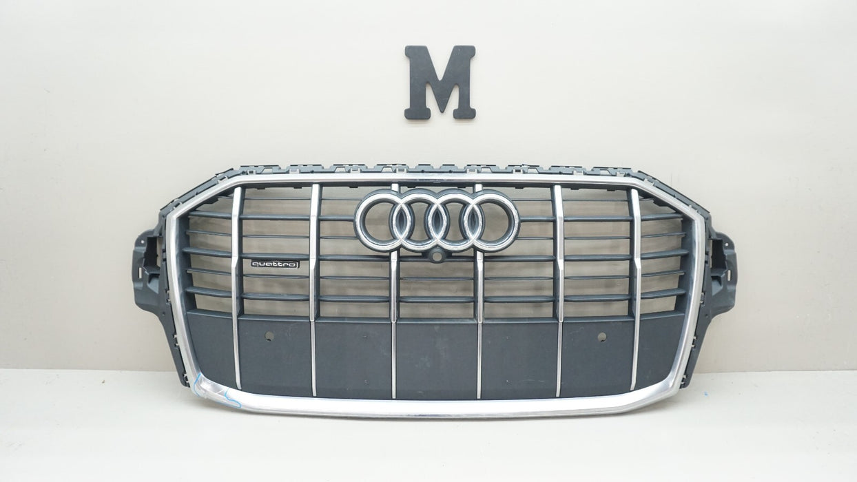 2017-2019 AUDI Q7 QUATTRO FRONT BUMPER UPPER GRILLE 4M0853651 OEM