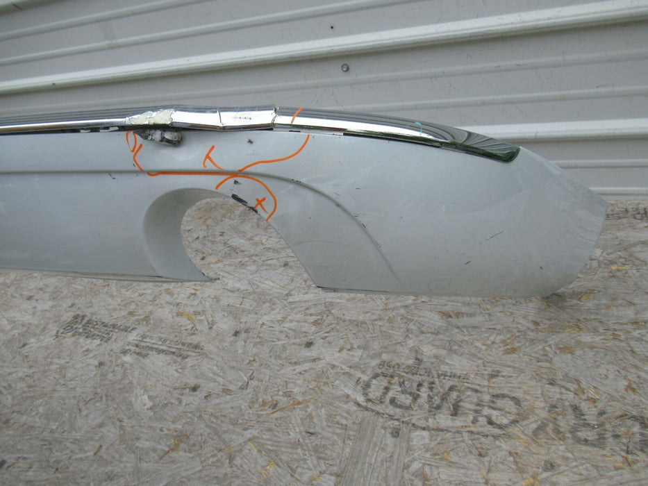 2015-2018 AUDI A8 QUATTRO REAR BUMPER LOWER VALANCE SPOILER WHITE 4H0807521 OEM