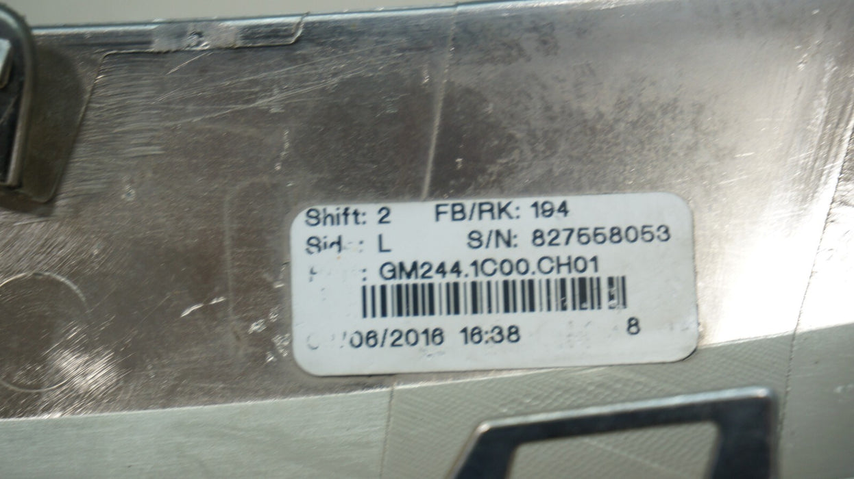 2013-2017 GMC ACADIA REAR BUMPER CHROME STEP PAD MOLDING OEM 20982428