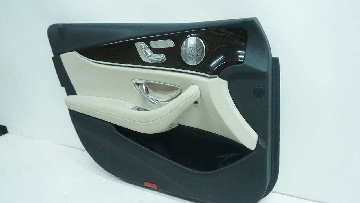 2015-2018 MERCEDES C300 W205 FRONT LEFT DRIVER SIDE DOOR INTERIOR TRIM PANEL OEM