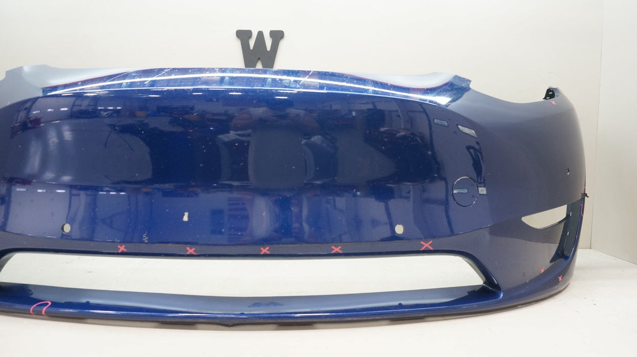 2020-2024 TESLA MODEL Y FRONT BUMPER COVER PANEL OEM 1493745-00-A