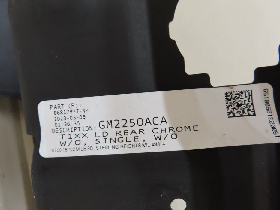 2022-2024 GMC SIERRA 1500 REAR BUMPER METAL OEM