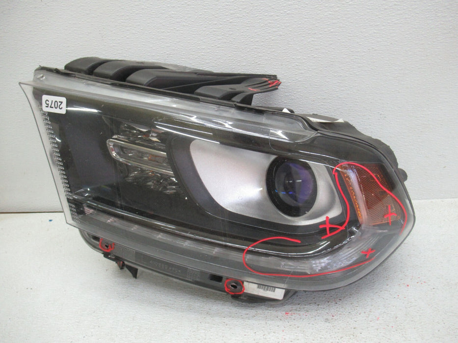 2016-2020 DODGE DURANGO FRONT LEFT DRIVER SIDE HEADLIGHT HEADLAMP LED OEM