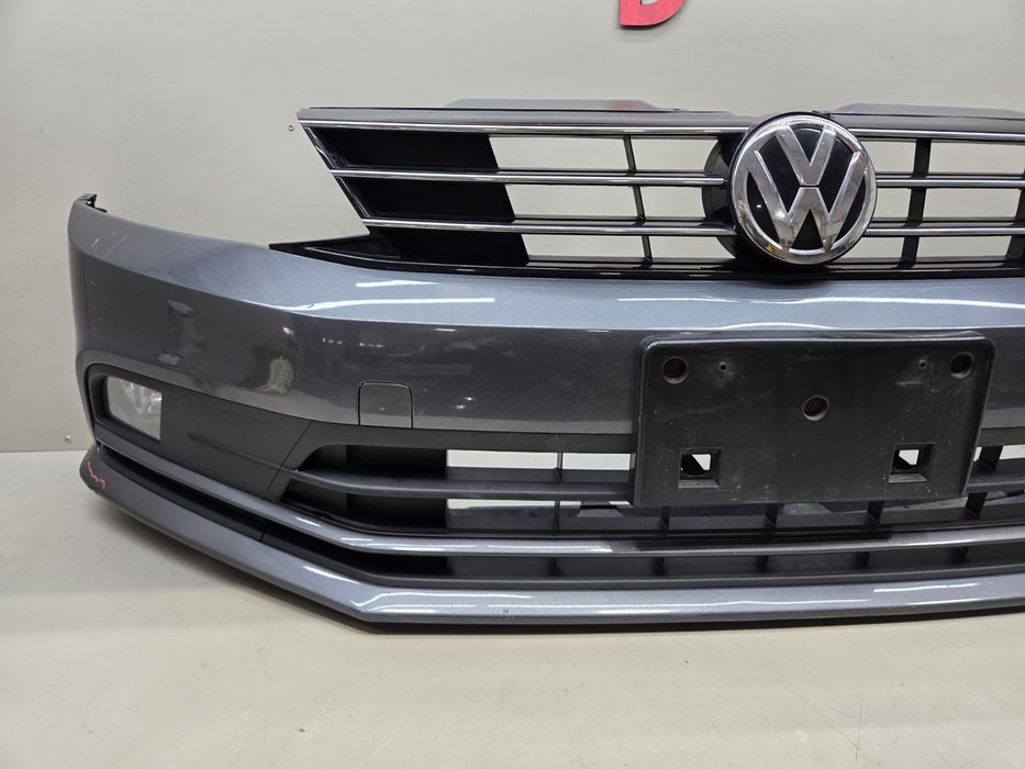 2015 2016 2017 VOLKSWAGEN JETTA FRONT COMPLETE BUMPER COVER OEM